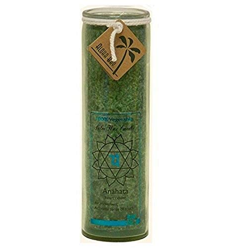 Aloha Bay Unscented Chakra Jar Healing Candle, Anahata #TOP25