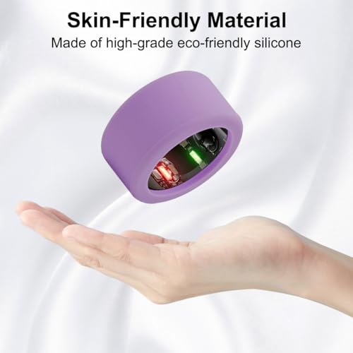 5-pak pierścieni ochronnych kompatybilnych z pierścieniem Oura Ring Gen 4 / Gen 3 / RingConn Gen Ring Air Protector, dla kobiet i mężczyzn, odporne na zarysowania, elastyczne etui na palce