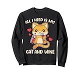 ¿Te gusta acariciar a tu gato y beber vino? Entonces este divertido y lindo gatito kawaii con una botella de vino es perfecto para ti. Muestra a todo el mundo que corres con gatos y vino tinto.