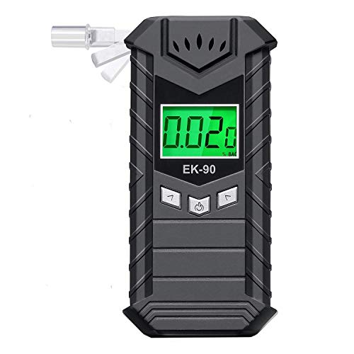 JASTEK Breathalyzer, Professional Breath Alcohol Tester, USB Rechargeable Portable Digital Alcohol Tester Breathalyzer