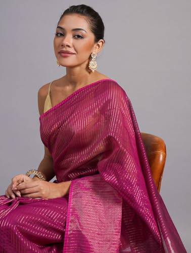 Jaypore maheshwari cotton silk saree – image 3
