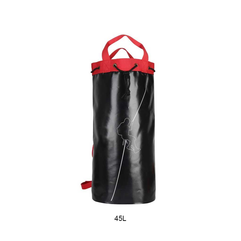 Adulti Chiusura Coulisse Borsa Corda Arrampicata in discesa Downhill Caving Ropes Storage PVC Organizer Alpinismo Sport Zaino 30L