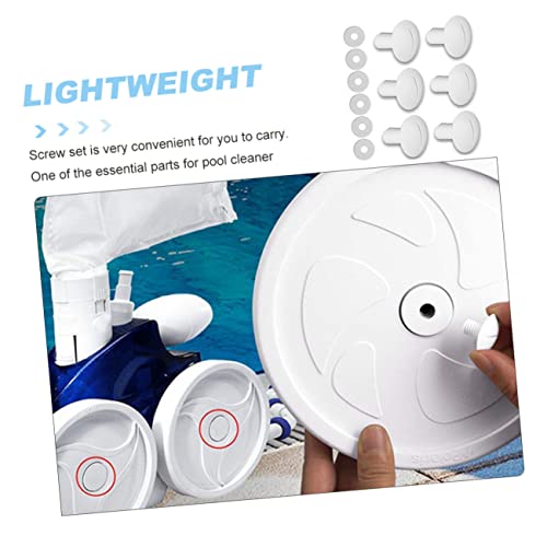 HANABASS 1 Conjunto Exato De Peças De Limpeza De Rodas Acessórios Arruela Do Cubo Substituição Branc