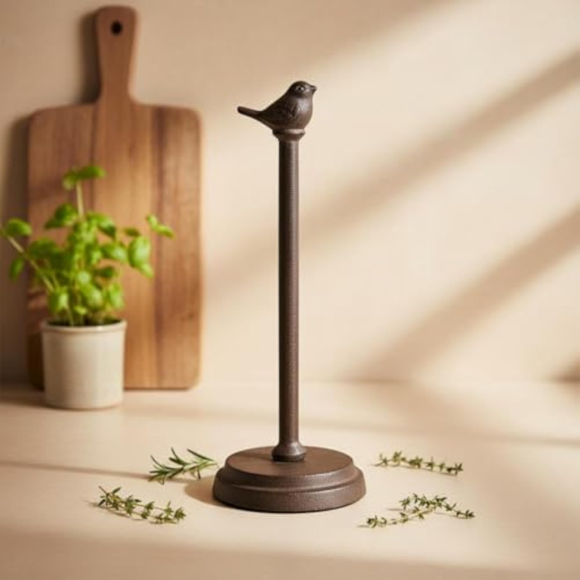 Dinosaur Paper Towel Holder Retro Design for Kitchen & Bath