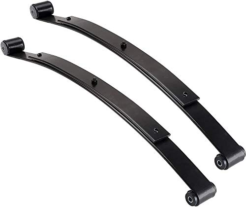 10L0L Heavy Duty Rear 2-Leaf Spring Kit for EZGO RXV 2008-up Golf Cart, Dual-Action Suspension with Bushings & U Bolts, OEM# 603498 604494 by 10L0L - Image 7