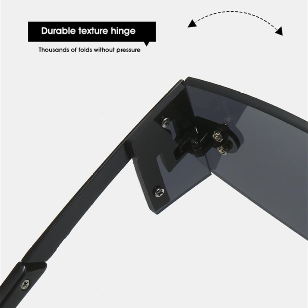 Gafas de sol cuadradas sin montura, lentes de conducción, gafas de sol para niñas, gafas UV400