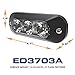 ECCO LED Stop-Tail-Turn-Reverse Warning Light LEDs Amber White 12V 24V Surface Mount Waterproof Warning Light Construction Caution Lights for Truck Off Road car Commercial Vehicles, 5 Year Warranty
