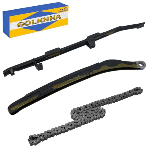 GOLKNHA Cam Timing Chain & Guides Kit Compatible with Honda XR650L 1993-2024 XR600R 1988-2000 NX650 1988-1989 OEM# 14620-MN9-870 14511-MN9-003 14401-MN1-671