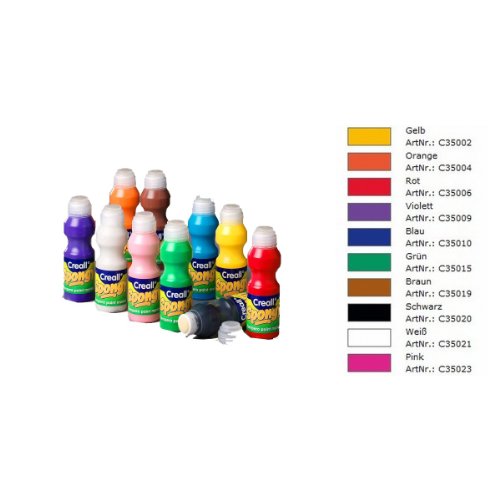 Creall Havo35002 Posterfarbe, 70 ml, 02 Gelb Havo