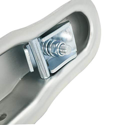 Straight Tongue Trailer Coupler, Liyyoo Trailer Hitch Ball Coupler(Ball 2", Channel 2-1/2", 3500Lbs) For Towing Rv, Boat, Camper W/Gtw Straight Trailer Coupler. #TOP6