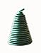 Candle by the Hour 80-Hour Christmas Tree Candle Refill, Eco-friendly Natural Beeswax with Cotton Wick