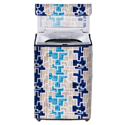 Image of Top Loading Washing Machine Appliance Cover (Size : 58X58X89 cms ) (Blue)