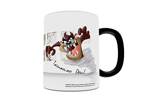 Morphing Mugs Looney Tunes Tazmanian Devil (Taz) Ceramic Mug, Black #TOP5