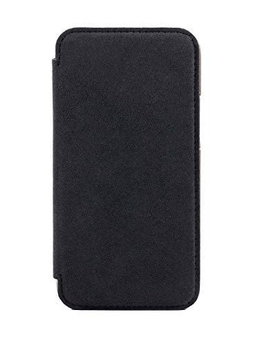 Greenwich Blake Alcantara Case For Iphone 12 Pro Max Compatible With Magsafe - Beluga (Black) #TOP2