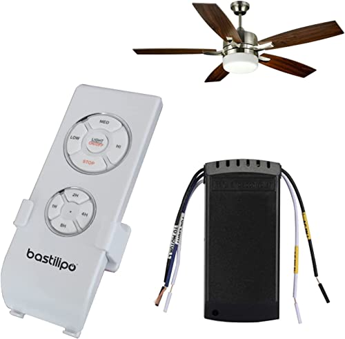 Mando a distancia ventilador techo   Kit Control remoto   Programable hasta 15h   Bastilipo 5230 Kit mando a distancia para ventilador de techo