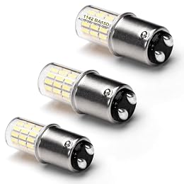 Heifymi BA15D 12V RV 1076 1142 1176 S8 1004 90 LED Bright White 6000K 3W