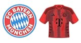 FC Bayern München I Magnet Logo & Trikot 2er-Set| Rot