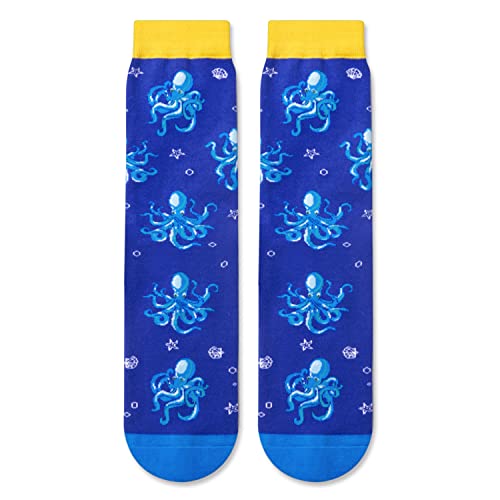 Happypop Funny Socks For Women Men Crazy Socks, Octopus Gifts Ocean Gifts, Ocean Socks Octopus Socks Animal Socks For Men Women #TOP3