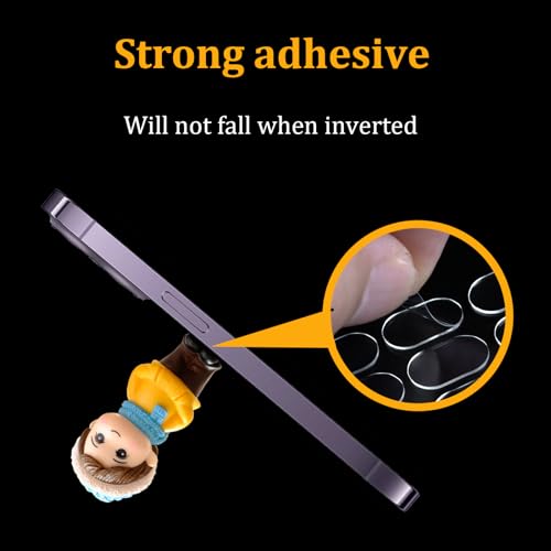 500pcs Clear Sticky Tack Adhesive Poster Putty, Removable Double Sided Museum Gel Glue Dot Stickers, No Trace Mounting Putty for Wall Hanging Picture Museum Putty Balloons Festival Party Decoration