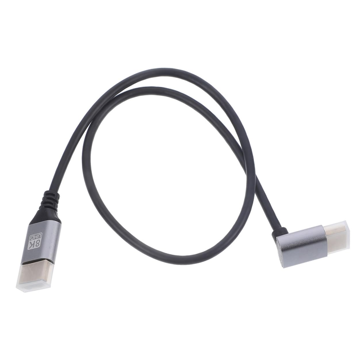 Levemolo Upwards Angle Male to Male Video Cable for Tv and Computer Connector Bendable Design for Easy Installation Compatible Various Devices