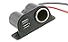 Produktbild wellenshop 12 24 Volt Zigarettenanzünder Buchse und USB Ladedose Doppelstecker 2X USB Anschluss Steckdose Adapter