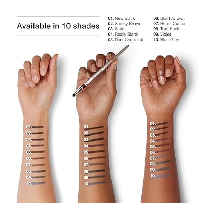 Clinique Quickliner For Eyes Eyeliner Pencil | Water Resistant, Smudge Resistant + Safe For Sensitive Eyes | 11 Shades