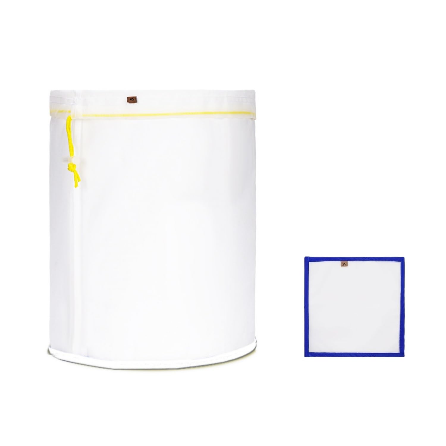 5 Gallon Oxford Cloth Ventilation Filter Bags 25/45/73/90/120/160/190/220 Micron, Reusable Storage Bags with Adjustable Drawstring, Reusable Brew Bags