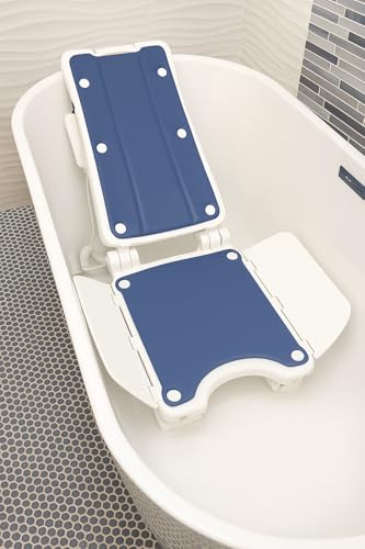 AquaLift Electric Bathtub Bath Lift Chair for Tub | FDA Compliant | Height Adjustable Riser for Seniors, Elderly, Handicapped | IP68 Waterproof | 320 LBS Capacity | Rechargeable Battery | HSA FSA