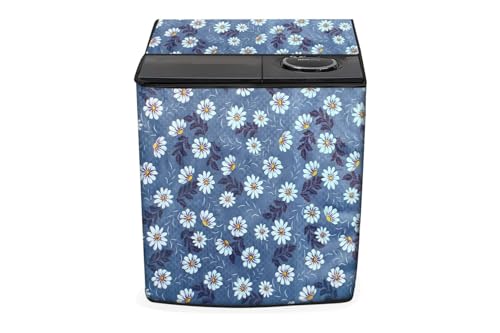 Stylista Washing Machine Cover Compatible for LG 10.0 kg semi Automatic P2065R3SA Printed Pattern