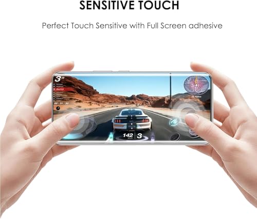 Image of Diruite UV Tempered Glass for Oneplus 8 Pro - Premium 9H Hardness, Full Edge-to-Edge Coverage, Crystal HD Clarity, UV Glue with Easy Installation Kit (Pack of 1)