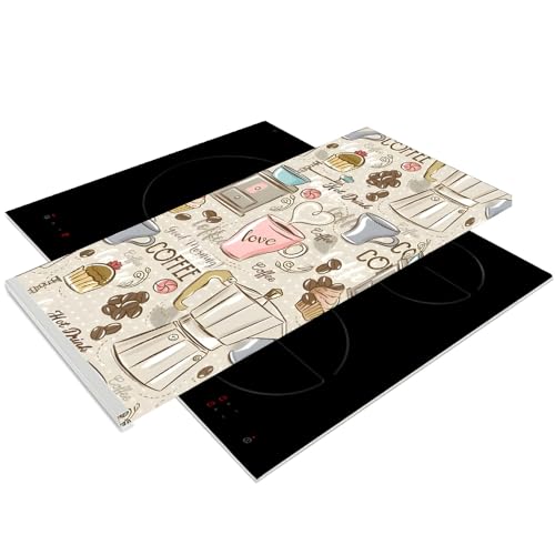 Tabla Deslizante Vinilada COFFEE HOT para Robot Cocinar Thermo Monsieur Cuisine Mix 60x30cm con borde de aluminio + 4 Ruedas Calidad, se desliza en todas las encimeras, no se mueve por vibraciones - imagen 6