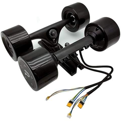 Dual Motor Set for Electric Skateboard 90mm Powered 10S 36V DIY Brushless Hub Motor Kit for Longboard Upgraded 77kv 400W 30 mph top Speed Skateboarding Equipment Cover