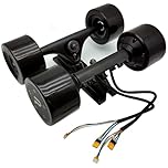 Dual Motor Set for Electric Skateboard 90mm Powered 10S 36V DIY Brushless Hub Motor Kit for Longboard Upgraded 77kv 400W 30 mph top Speed Skateboarding Equipment