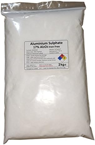 250g Bag Aluminium Sulphate. *. 17% Iron Free Alum Al2(SO4)3
