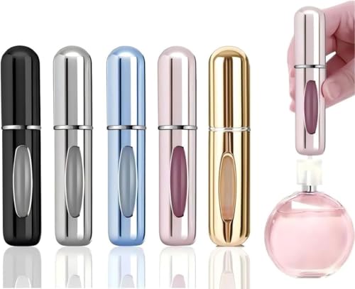 5 Pcs Perfume Travel Refillable, 5ml Travel Perfume Bottle Refillable,