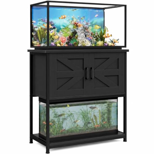 Farmhouse Fish Tank Stand with Storage (20/29/30 Gal)