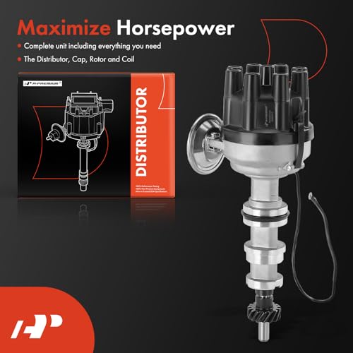 A-Premium Ignition Distributor with Cap and Rotor Compatible with Ford F-100, F-250, F-350, Mustang, Galaxie, LTD, Skyliner, M-400, Victoria & AC Shelby Cobra & Edsel Bermuda, Pacer, Roundup, Villager by A-premium - Image 2