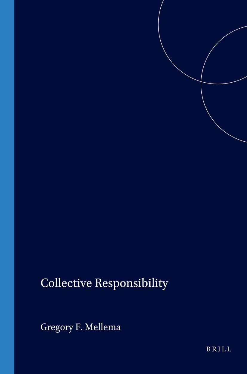 Buy Collective Responsibility: 50 (Value Inquiry Book Series) — BookShops.in
