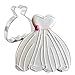 Ann Clark Cookie Cutters Wedding Dress/Ball Gown Cookie Cutter, 4"