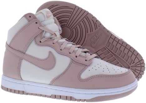Nike Dunk High Womens Shoes Size 11, Color: Phantom/Pink Oxford/White | Image 1