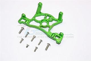 GPM for Traxxas Slash 4x4 LCG (68086-21) / Deegan 38 Fiesta (74054-6) Upgrade Parts Aluminum Spur Gear Cover Mount - 1Pc Set Green