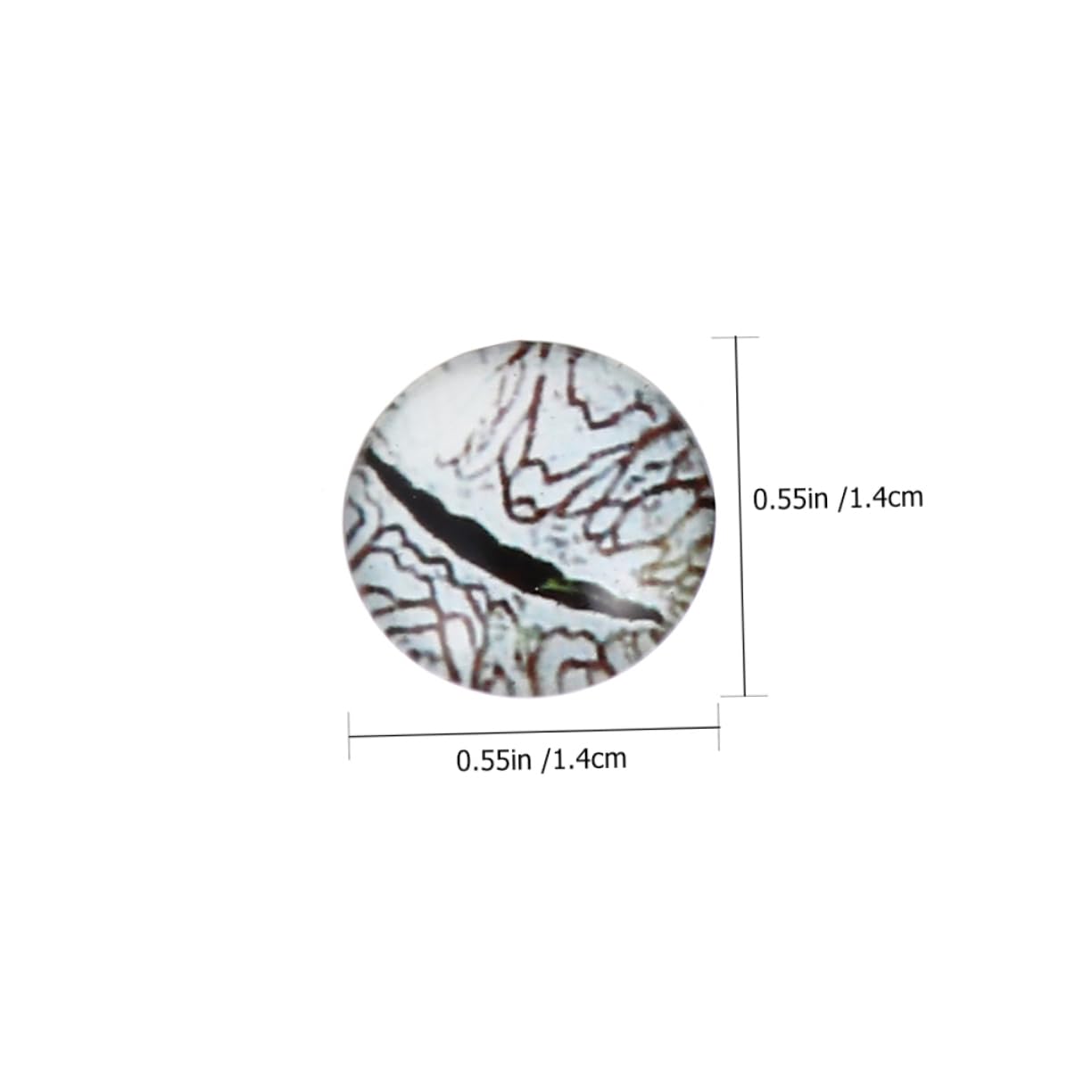 EXCEART 300piezas Oculares Decorativos De Vidrio Para Manualidades De Muñecas Ojos De Seguridad Para Proyectos Accesorios Creativos Para Artesanía y Juguetes