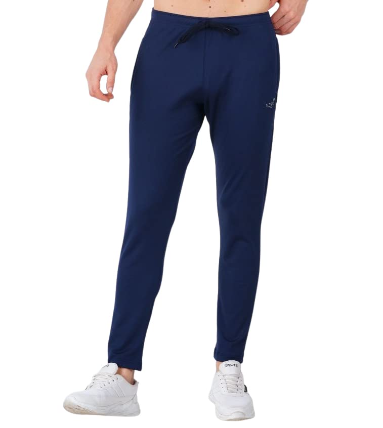 Image of VEGO 4 Way Lycra Track Pant for Mens, Dry Fit Track Pant for Men