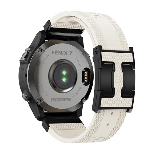 Bracelet silicone anti-transpiration pour montre Garmin Fenix 8