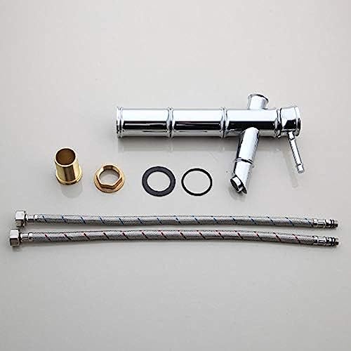 Robinet d'évier bambou chrome pour rénovation salle de bain - 5