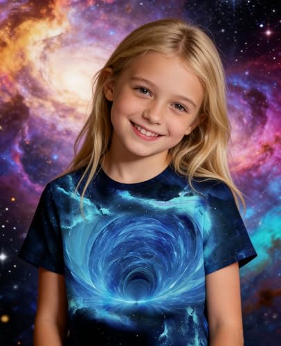 Image of LAIDIPAS Boys Girls 3D Graphic T-Shirt Short Sleeve Tops Tees 6-16 Years