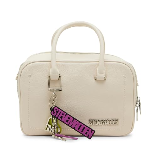 Image of Steve Madden Women's Bchipp Double Compartment Satchel, Vanilla, One Size