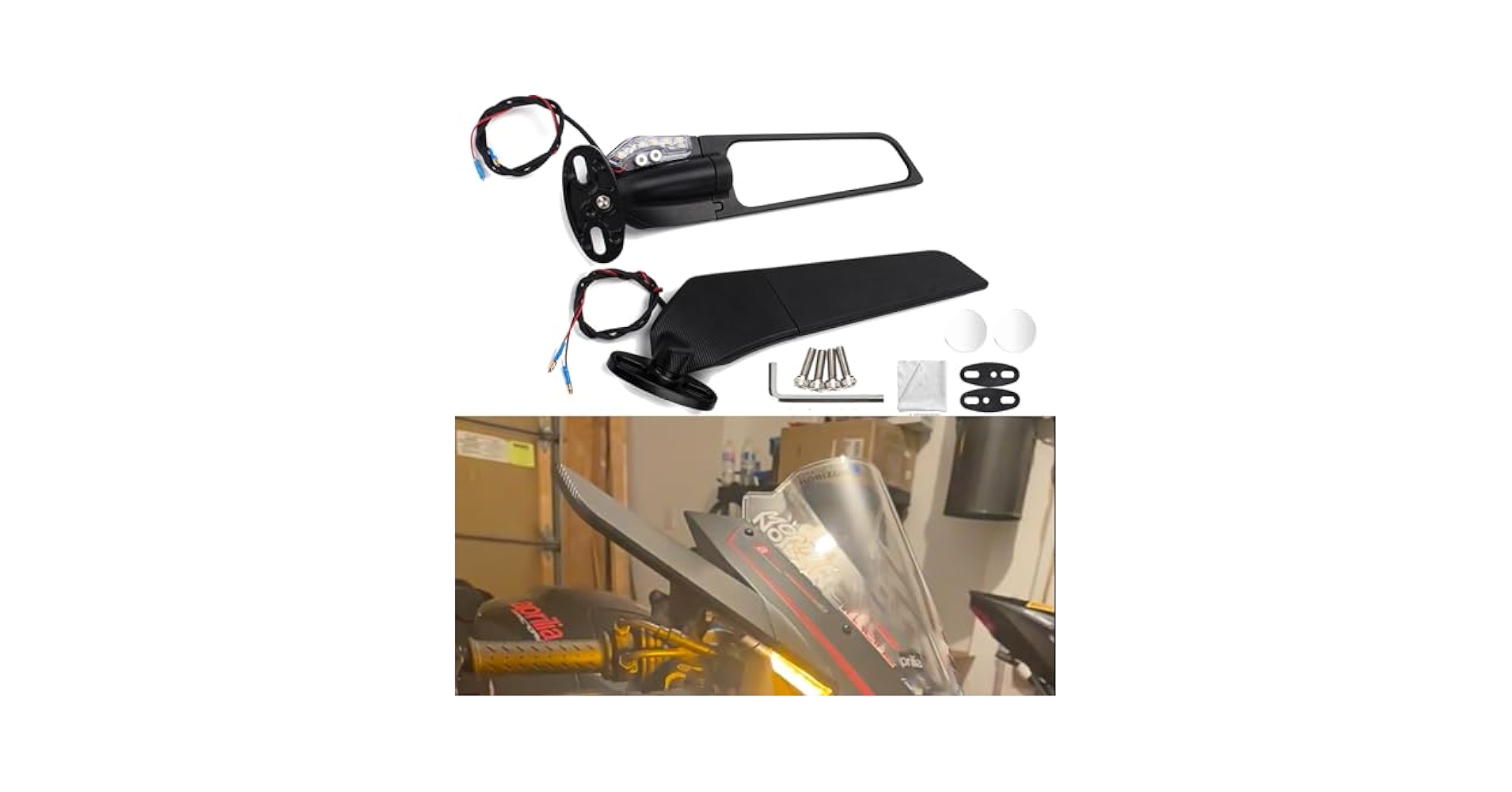 【美品】MotoMirror DISPLAY AUDIO BOVR-C003 p7195-Z-MM-