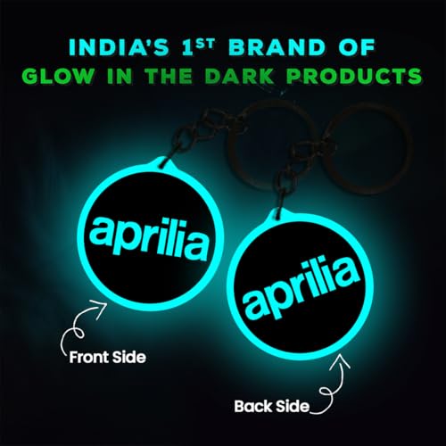 Image of Mi Glow Store Glow in Dark Keychain for Bike Men | Gift for Man | Bike Accessories | Charges in Light Glows in Dark | Key chain for Bike