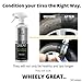 Wheely Great Tire Dressing Spray - Protects Rubber from U.V. Rays - Rubber Tire Conditioner So It Won't Dry Out and Crack - Keeps Tires Black, Not Shiny - Removes Brown Film from Sidewalls